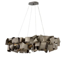 Fredrick Ramond FR48605 Bronze Delfina 6-Light 40"W Chandelier