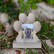 Dog Memorial Stone Personalized Tombstone Compassionate Gesture Resin Material