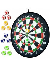 Set Gioco da Tavolo Freccette Grandi per Bambini con 12 Palline Adesive Giocattoli da Interno Esterno