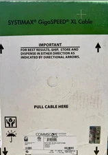 White -Commscope Systimax GigaSpeed XL Cable 2071E 4/23 U/UTP 1000ft CAT 6 Cable