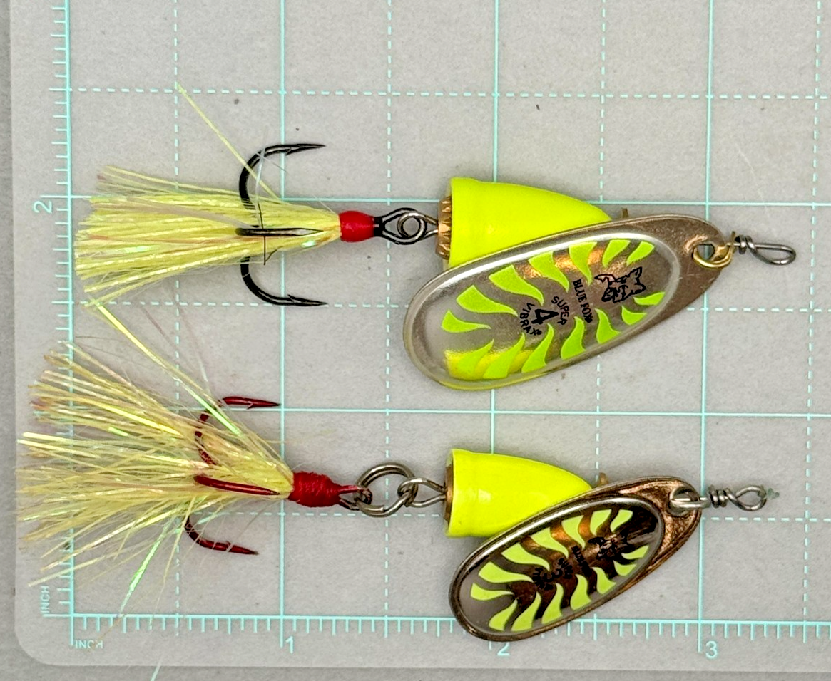 blue fox fishing lures Classic Vibrax Spinner, Silver Shiner The Rapala Blue Fox Classic Vibrax WildEye 60 Blue Fox Gilded Classic Vibrax