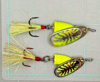 Blue Fox Classic Vibrax Foxtail spinners (X2)