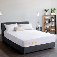 Twin XL Fitted Sheet College Dorm Room Bed Sheets 100 Twin XL 39"x80" White