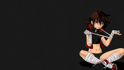 Anime trash dp shirato marin short hair brunette brown Custom Gaming Mat Desk