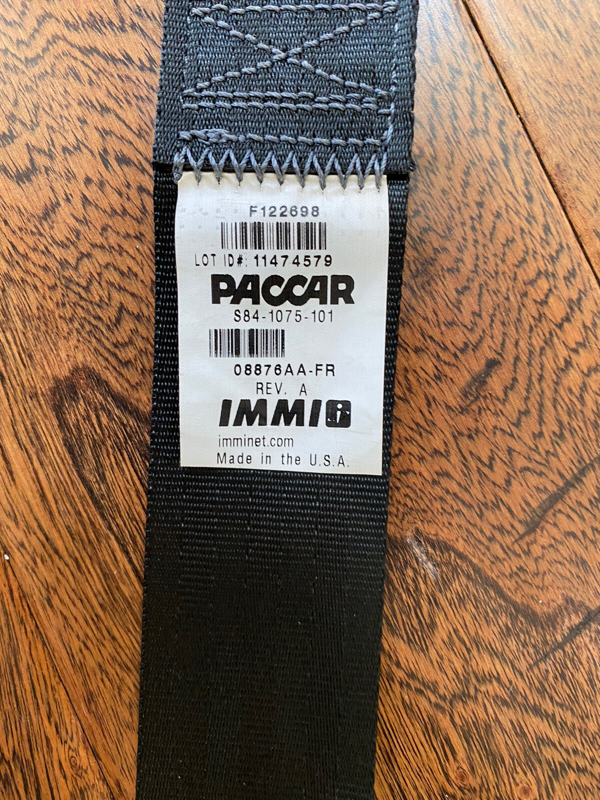 Paccar seat belt male end F122698 S841075101.Used. eBay