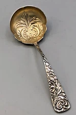 Scroll by Durgin Sterling Silver Cream or Sauce Ladle 5.25"