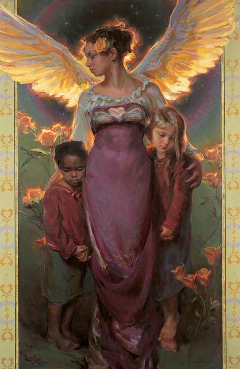 ダン.ゲァハルツ Daniel Gerhartz, THE GIFT OF HOPE, Angels, art print, #400