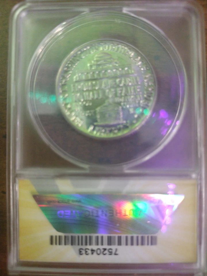 1951 Booker T. Washington Commemorative Half Dollar. ANACS  MS65 Frost White! BU - Image 2 of 2