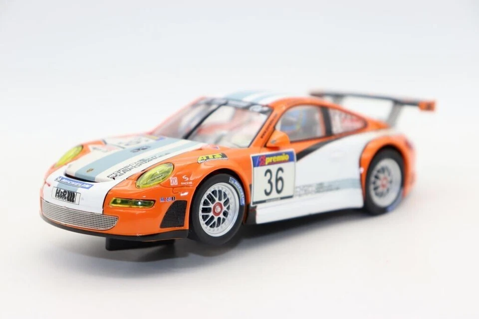 Carrera Digital 1 32 Porsche GT3 RSR VLN2011 carros de caça-níqueis de brinquedo de corrida - Imagem 4 de 4