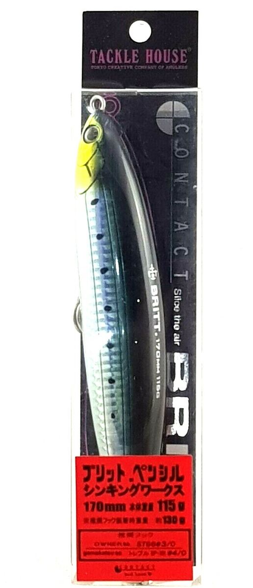 FISHING STICK BAIT Tackle House Contact Britt # 7 170mm / 115g Stickbait  GT's