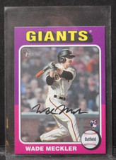 WADE MECKLER—2024 Topps Heritage MINI #179—ROOKIE CARD