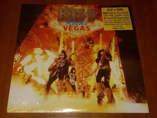 KISS ROCKS VEGAS NEVADA 2x LP DVD DELUXE TRI-FOLD EDITION 180g EU PRESS 2016 New