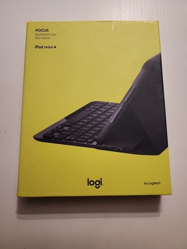 NEW! Logitech Logi FOCUS Bluetooth Keyboard Case for iPad Mini 4 920-007953 BT