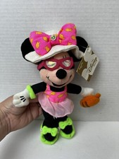 The Disney Store AUG. Birthstone MINNIE Bean Bag NEW w/tag