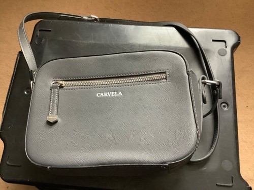 grey carvela handbag