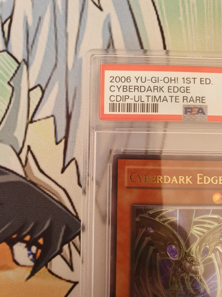 Cyberdark Edge CDIP-EN002 Ultimate Rare 1st PSA Grade 8 (Foil Shift Misprint) - Image 3 of 4
