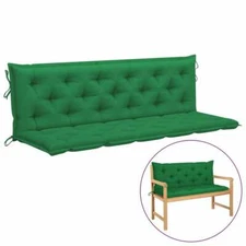 vidaXL Cushion for Swing Chair Green 70.9" Fabric US Stock