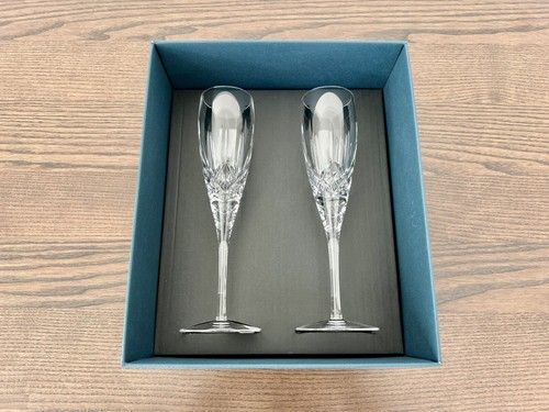Waterford Lismore Nouveau Champagne Flute 5.5 oz Set of 2 BNIB - Picture 5 of 6