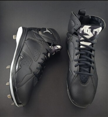 Nike Air Jordan VII 7 Retro 'Oreo' Metal Baseball Cleats (684943-010) Men's 12