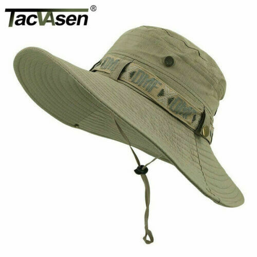 Outdoor Sun Hat with 50+ UPF Protection, Wide Brim Fishing Hat with Neck  Flap