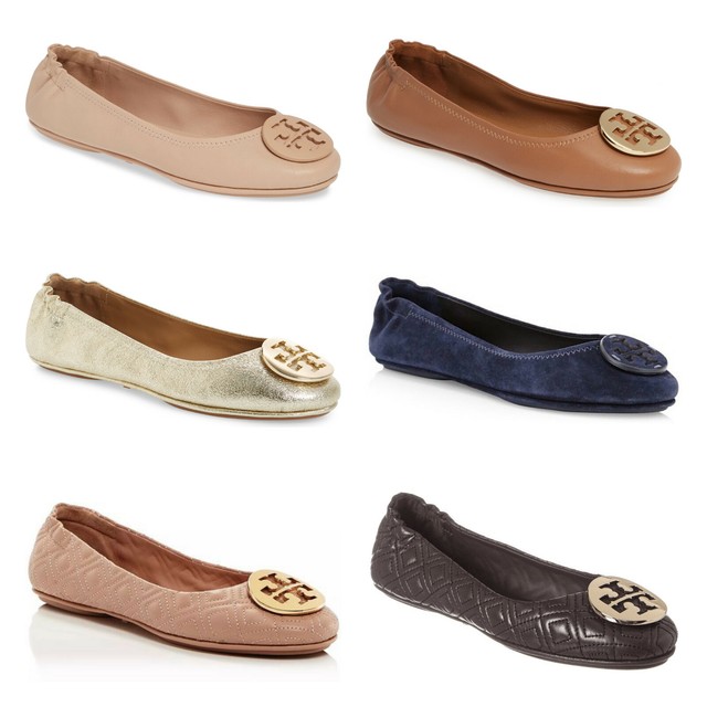Minnie Travel Ballet Flat TORY BURCH - Locolow