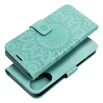 FÜR XIAOMI POCO C75 - MUSTER BOOK Handy Hülle Case Buch Form Etui MANDALA MINT