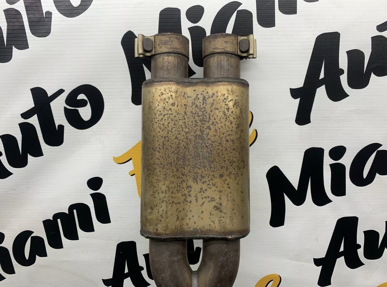 2014 MASERATI GRANTURISMO CENTER MID-PIPE MUFFLER OEM