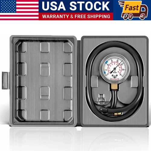 Natural Gas or LP Gas Manifold Pressure Test Kit 40" Hose,1/8" NPT,0-35" W.C.