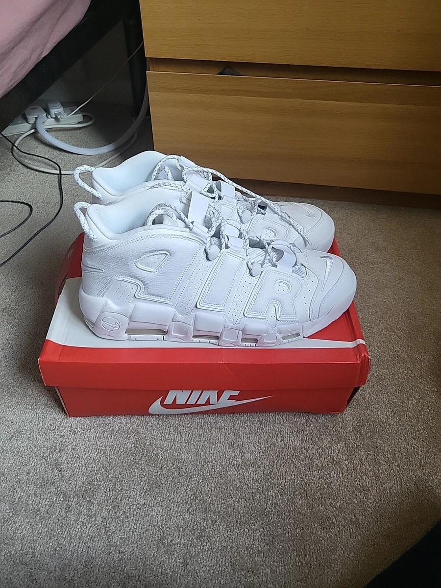Nike Air More Uptempo Triple White 2022 UK13 US14 eBay