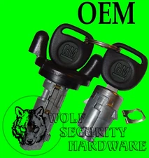 Envoy Trailblazer 03-09 OEM Ignition Switch Cylinder Single Door Lock Set 2 Keys