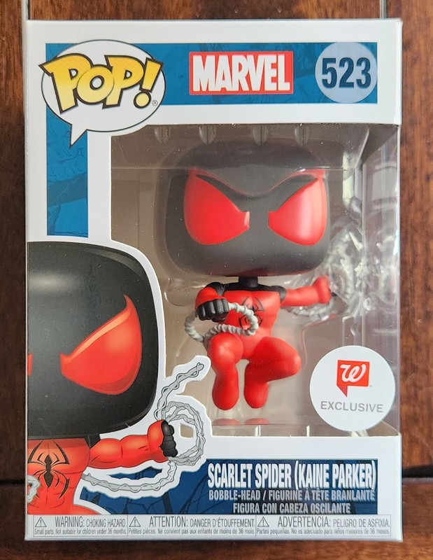 Funko POP! Marvel 80 Yrs SCARLET SPIDER (KAINE PARKER) #523 Walgreens Exclusive