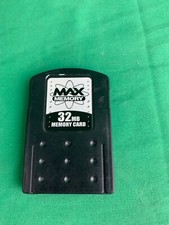 Max Memory 32 MB 32MB for Playstation 2 PS2 Memory Card Black