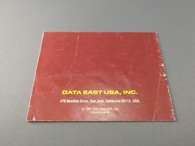 * Karnov (Nintendo NES, 1988) Cartridge And Manual Only