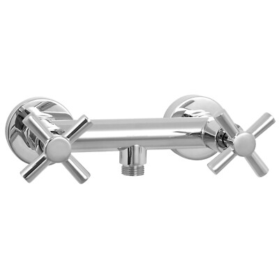 Welfenstein Stabhandbrause HH10 – Eckig, Verchromtes Messing, 20,5 Cm, Mit 1/2 Zoll Gewinde