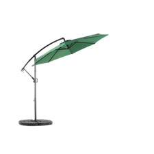 Best Choice Products 10ft Offset Hanging Market Patio Umbrella, Dark Green