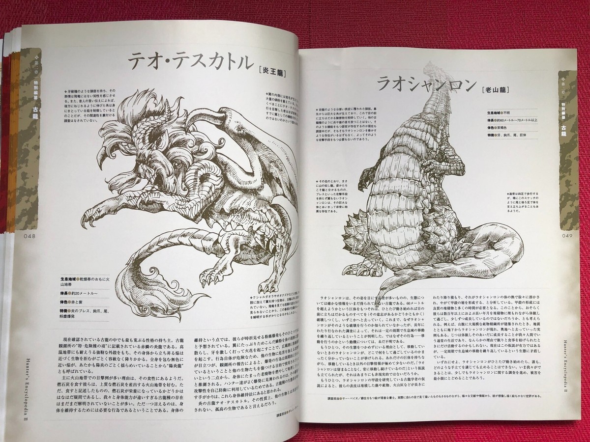 Hunter Encyclopedia 2 Monster Hunter 2 Setting Materials