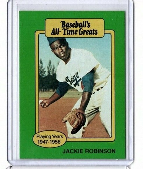 1987 JACKIE ROBINSON All-Time Greats Brooklyn DODGERS HOF Baseball