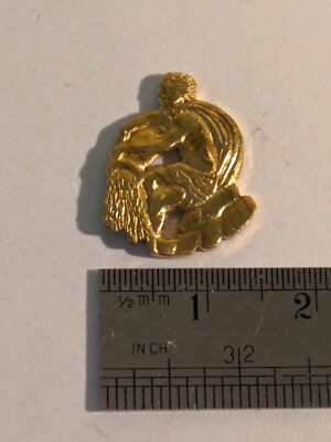 Ship Model Fittings Parts Gilt metal Poseidon Hull Decor 15mm x 18mm