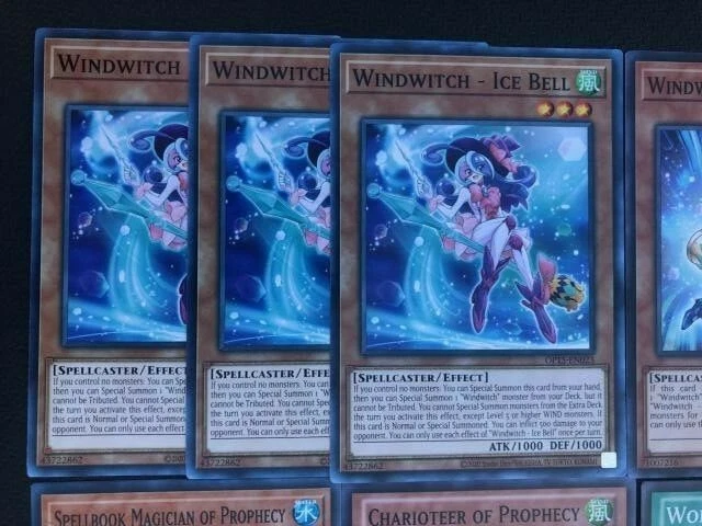 YUGIOH WINDWITCH DECK- ICE BELL- GLASS BELL- SNOW BELL SPELLCASTER NEAR MINT - Image 2 of 4