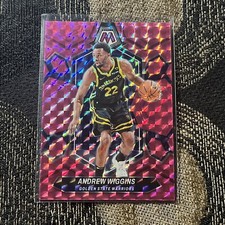 2023-24 Panini Mosaic Andrew Wiggins /149 Base Mosaic Pink #101