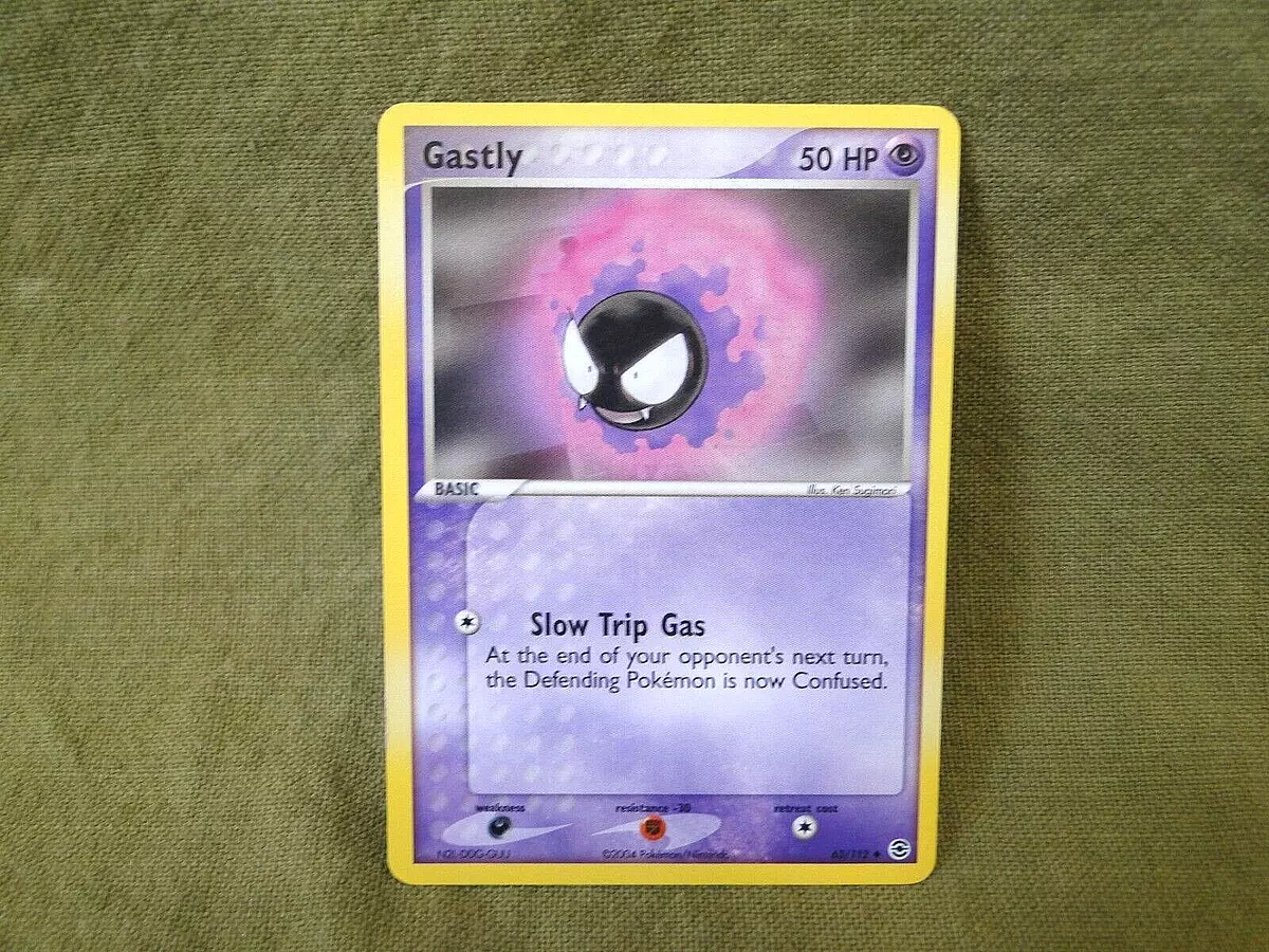 Carta de Jogo: Gastly (Pokémon TCG(Fire Red-Leaf Green Set) Col