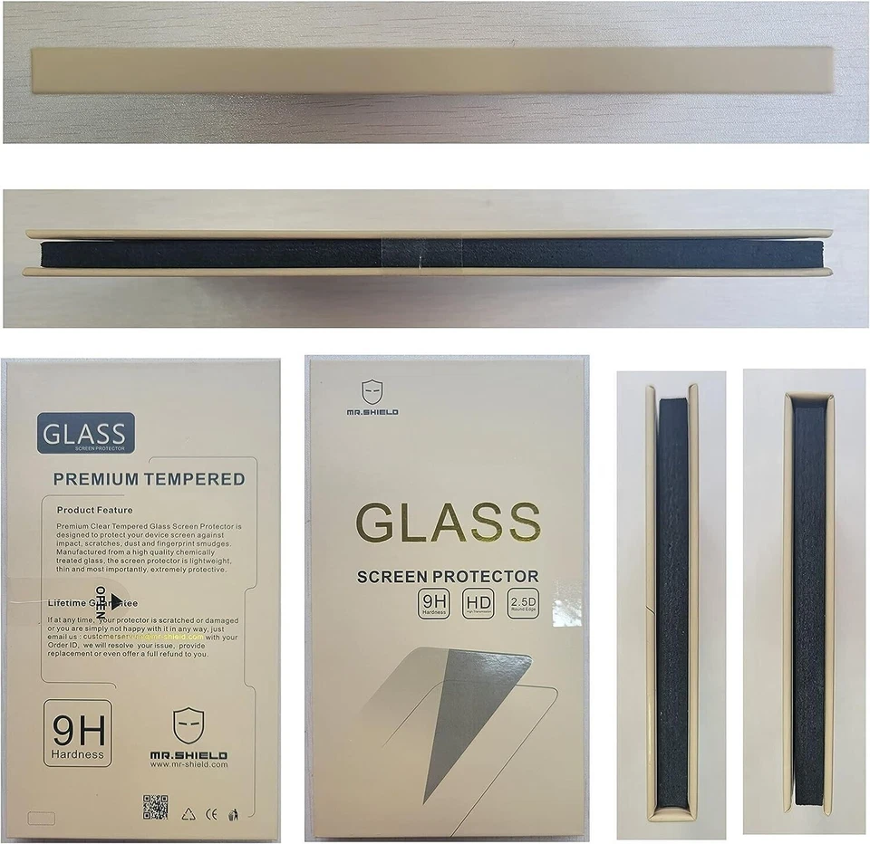 Mr.Shield 3 PACK Tempered Glass Screen Protector For Multiple Phones - Image 3 of 4