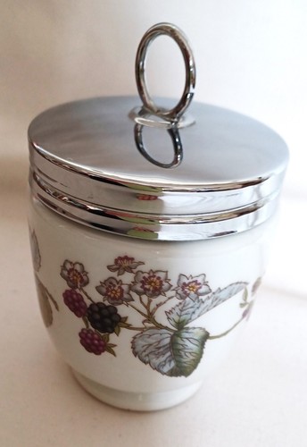 King Size Royal Worcester Egg Coddler Cup: Lavinia Blackberry Bramble Pattern