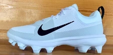 Mens Nike Trout 9 Pro MCS Baseball Cleats Size  7-8-9-10-11-12-13 WHITE/BLACK