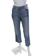 DL 1961 Womens Ankle Cropped High Waist Blue Jeans Size 28