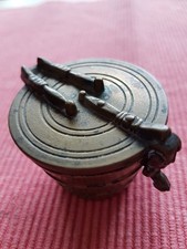 Antik Bechergewicht Messing Apotheker/Goldschmied vollständig 