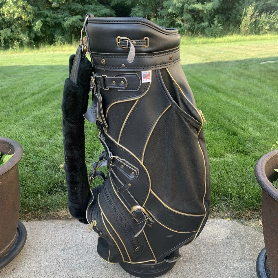 Bolsa de carrinho Hot Z Falcon 6 vias preta com capa de chuva - Imagem 3 de 4