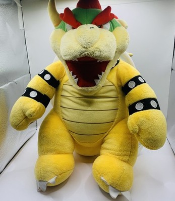 Build A Bear Bowser Super Mario Bros BAB 17 Zoll großes Plüschtier Stofftier 2018