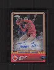 2024 Topps Chrome McDonald's #18 Jordan Lee Action Shots AUTO Black /10