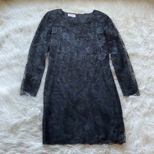 Vintage Elizabeth Wayman Floral Lace Sheath Dress